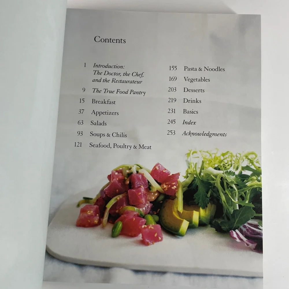 True Food Andrew Weil MD Sam Fox Michael Stebner Cookbook 2012 First Edition